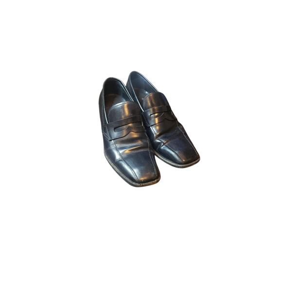 Prada Black Penny Loafers Size 9 - Picture 1 of 5